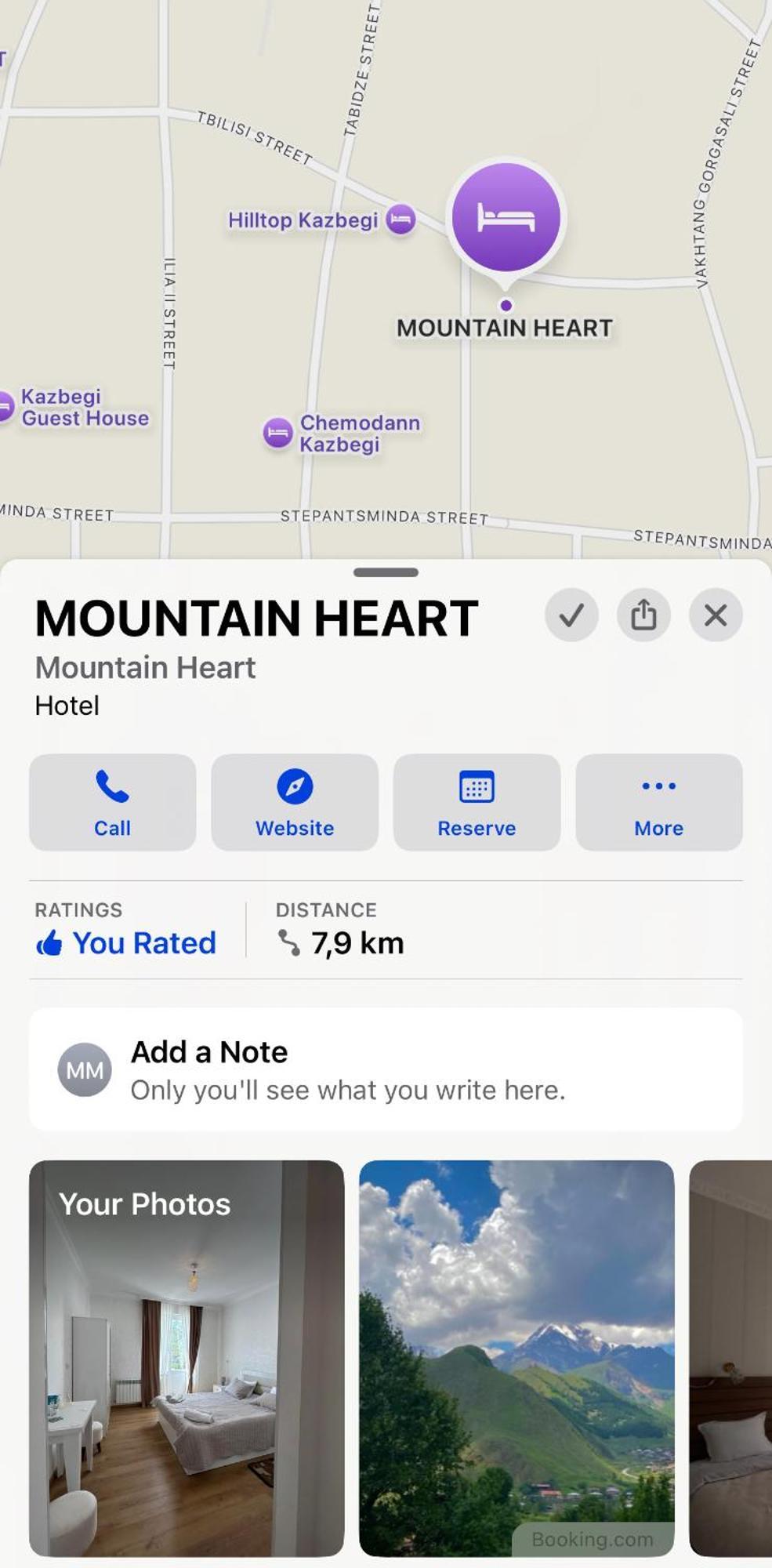 Mountain Heart Bed & Breakfast Stepantsminda Exterior photo